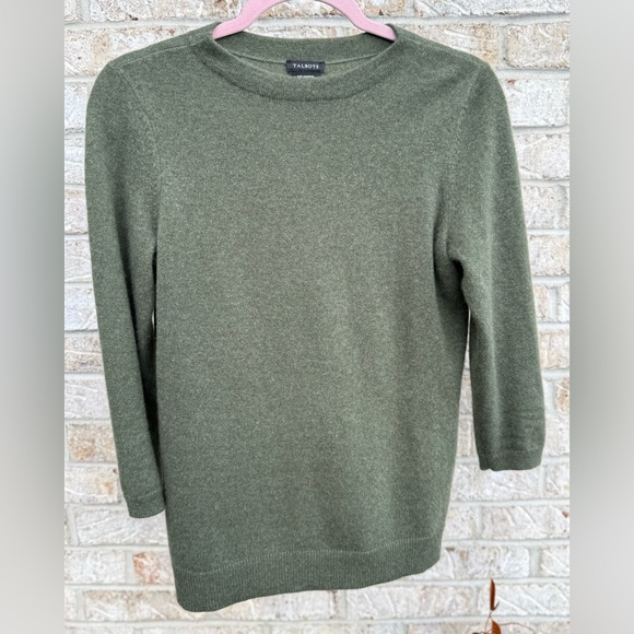 Talbots Sweaters - TALBOTS Pure Cashmere 3/4 sleeve sweater , sz Small.